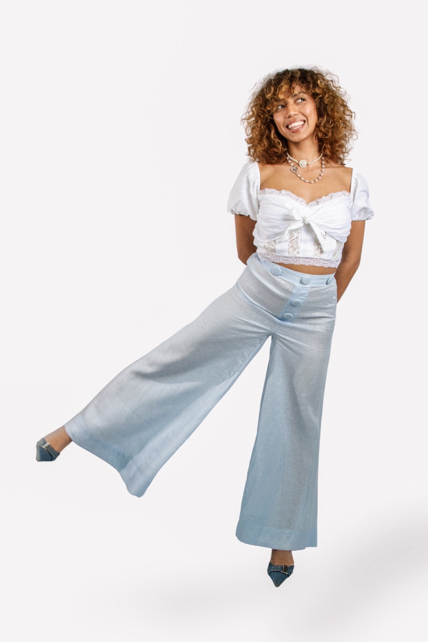 Blue Hunter Pants